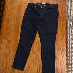 LOFT Dark Blue Slim Fit Jeans
